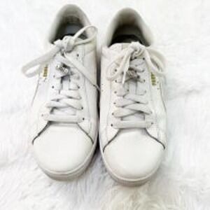 Women’s size 8 Puma Vicky White Gold Sneakers